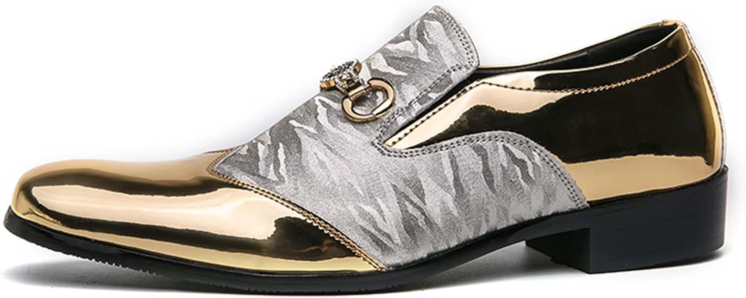 Мужские кожаные туфли с блестками и острым носком, повседневные лоферы, золотые с серебряными вставками, челси, мужские формальные лоферы, подходят для повседневной носки, вечеринок, клуба, свиданий, официального гардероба и т.д Vtiao, золотой
Мужские кожаные туфли с блестками и острым носком, повседневные лоферы, золотые с серебряными вставками, челси, мужские формальные лоферы, подходят для повседневной носки, вечеринок, клуба, свиданий, официального гардероба и т.д Vtiao, золотой