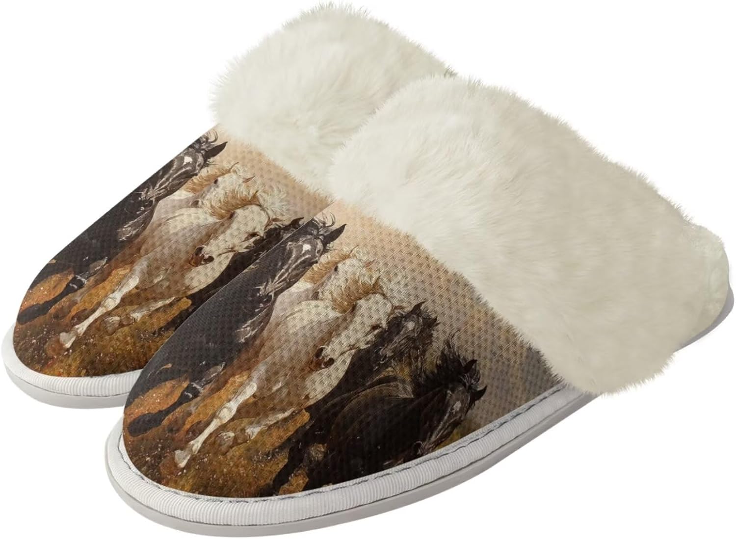 Мужские плюшевые тапочки Pointodoor для дома и улицы, теплые и уютные, легкие мягкие тапочки без шнурков, размер 3-12, Horse Pattern
Мужские плюшевые тапочки Pointodoor для дома и улицы, теплые и уютные, легкие мягкие тапочки без шнурков, размер 3-12, Horse Pattern