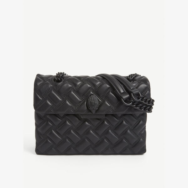 Кожаная сумка через плечо Kensington Drench Kurt Geiger London, черный
Кожаная сумка через плечо Kensington Drench Kurt Geiger London, черный