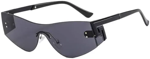 Модные солнцезащитные очки без оправы 2026 года для женщин и мужчин. Стильная оправа с яркими линзами. Универсальные очки с защитой от УФ-излучения UV400 MTZJH, C1
Модные солнцезащитные очки без оправы 2026 года для женщин и мужчин. Стильная оправа с яркими линзами. Универсальные очки с защитой от УФ-излучения UV400 MTZJH, C1