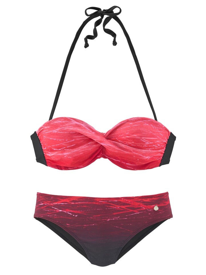 Комплект бикини LASCANA, цвет rot/bedruckt
Комплект бикини LASCANA, цвет rot/bedruckt