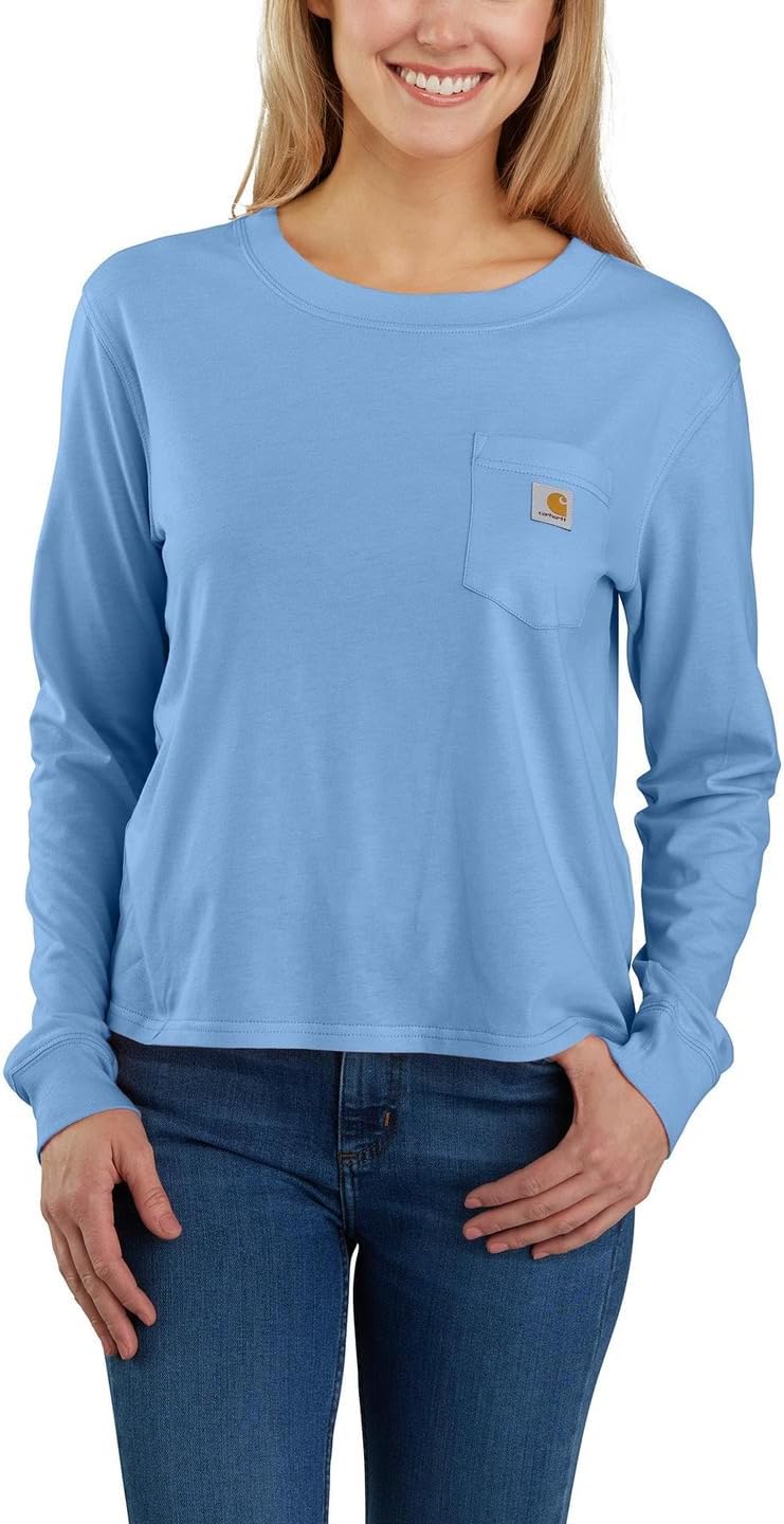 Футболка Carhartt Loose Fit Lightweight Long Sleeve Crew Neck Pocket T-Shirt, цвет Skystone
Футболка Carhartt Loose Fit Lightweight Long Sleeve Crew Neck Pocket T-Shirt, цвет Skystone