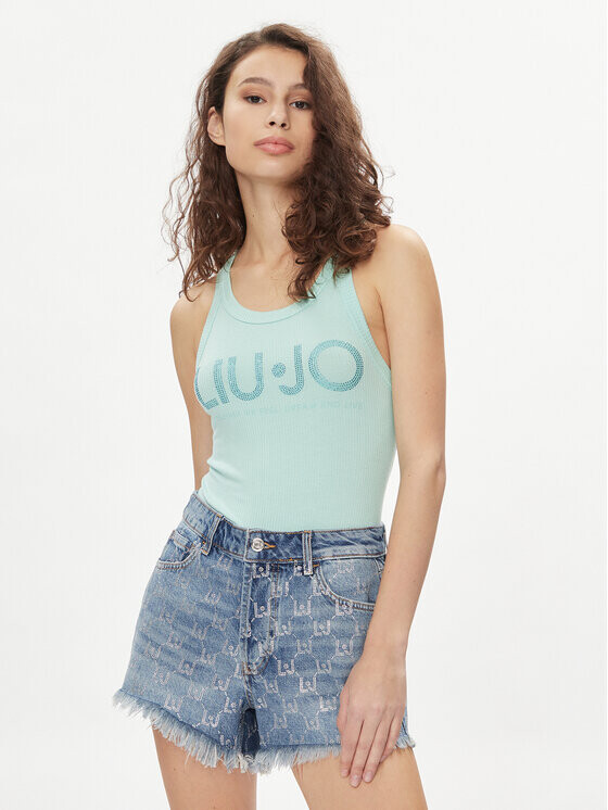 Топ приталенного кроя Liu Jo, зеленый
Топ приталенного кроя Liu Jo, зеленый
