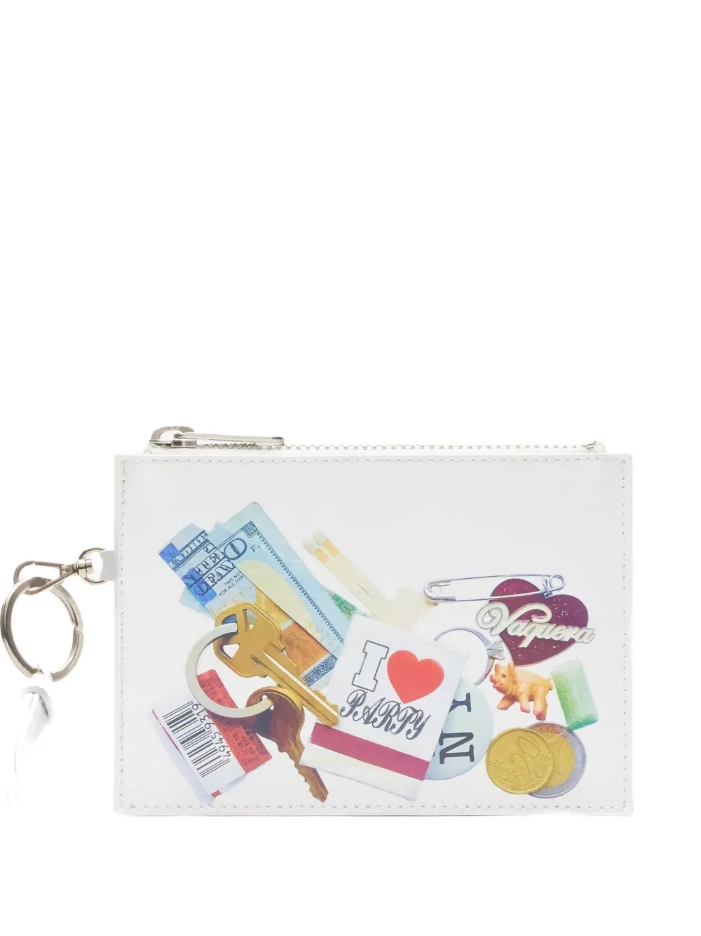 Кошелек на молнии Vaquera, белый
Кошелек на молнии Vaquera, белый