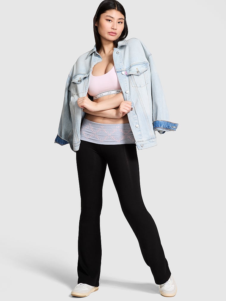 Леггинсы-Клеш из хлопка с отворотами на весь день Pink, pure black bow
Леггинсы-Клеш из хлопка с отворотами на весь день Pink, pure black bow