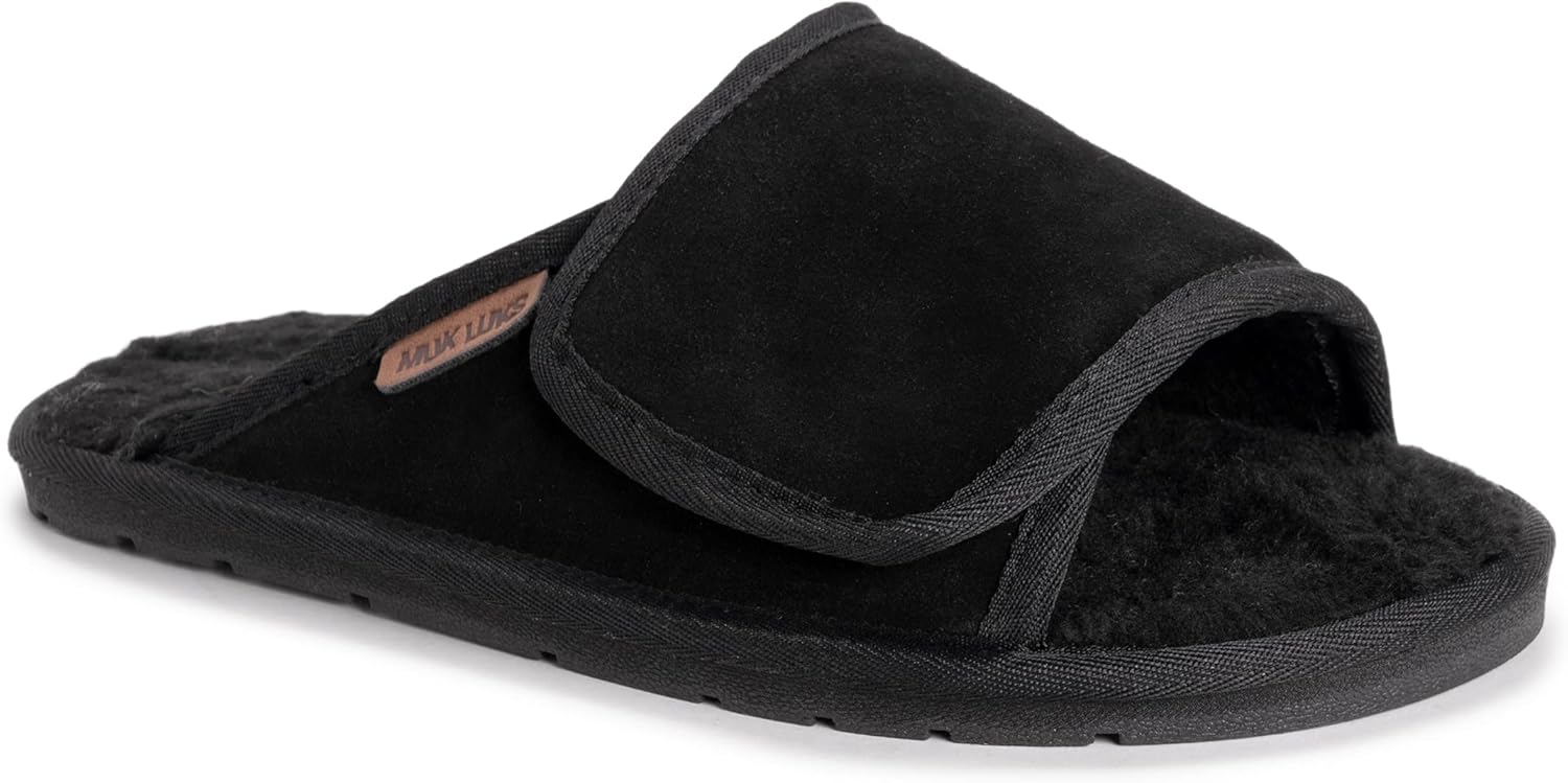 Мужские кожаные изделия MUK LUKS от Muk Luks Мужские тапочки Topher с открытым носком, Ebony
Мужские кожаные изделия MUK LUKS от Muk Luks Мужские тапочки Topher с открытым носком, Ebony