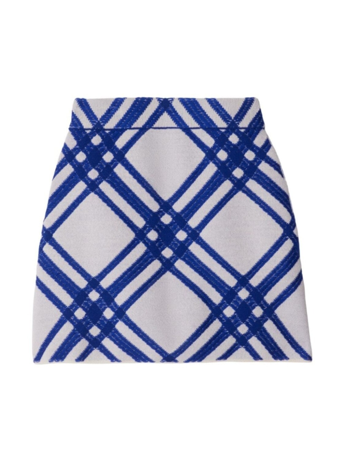 Burberry Kids клетчатая шерстяная юбка, белый 
Burberry Kids клетчатая шерстяная юбка, белый