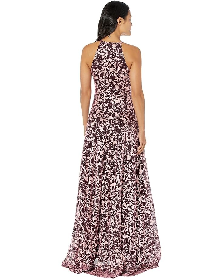 Платье Betsy & Adam Long Halter Burnout Wrap Dress, цвет Wine/Rose
Платье Betsy & Adam Long Halter Burnout Wrap Dress, цвет Wine/Rose