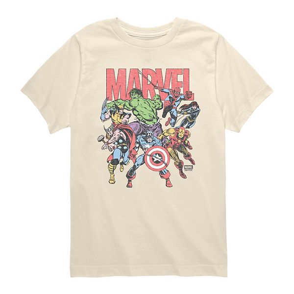 Футболка с комиксами для мальчиков 8-20 лет Marvel, Cream
Футболка с комиксами для мальчиков 8-20 лет Marvel, Cream