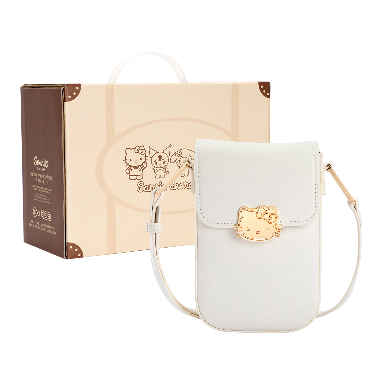 Sanrio Сумка через плечо из искусственной кожи, Ecru
Sanrio Сумка через плечо из искусственной кожи, Ecru
