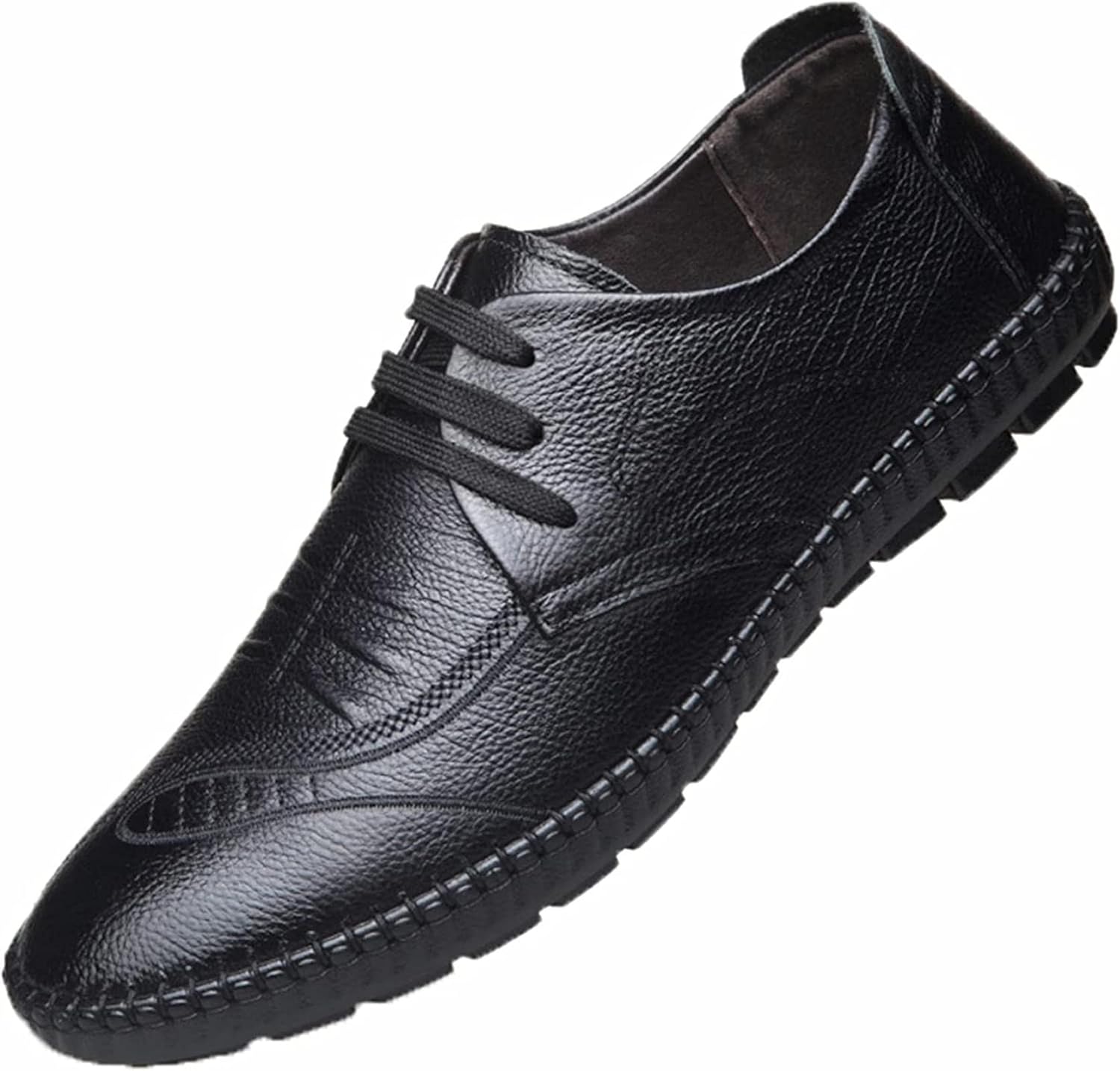 Мужские деловые повседневные кожаные туфли Yiozoi с низким верхом, шнуровкой, для работы и вечеринок, с мягкой подошвой, формальные, черный
Мужские деловые повседневные кожаные туфли Yiozoi с низким верхом, шнуровкой, для работы и вечеринок, с мягкой подошвой, формальные, черный