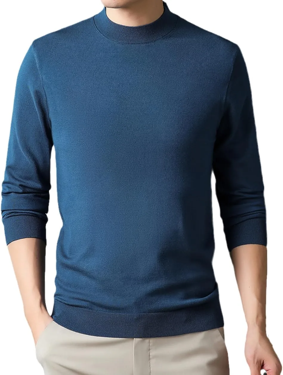 Мужской свитер с длинными рукавами Solid Color Pullover REHJJDFD
Мужской свитер с длинными рукавами Solid Color Pullover REHJJDFD