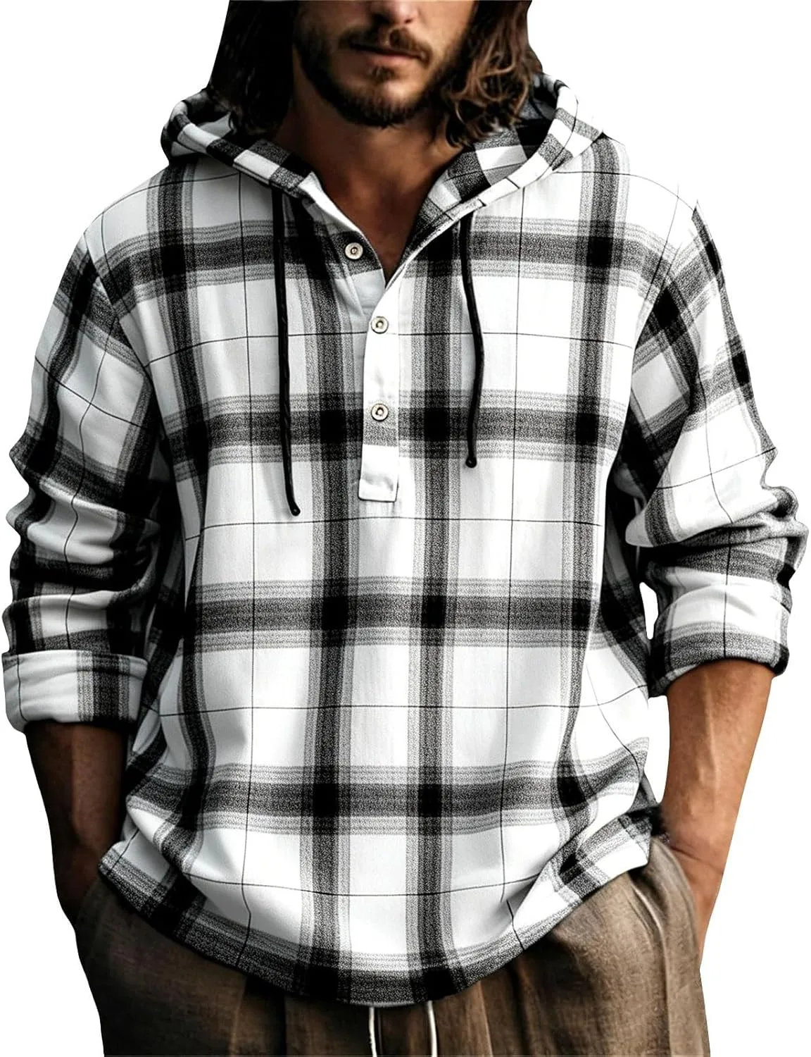 Толстовка-рубашка с капюшоном для мужчин, Casual, легкая, с карманом
Толстовка-рубашка с капюшоном для мужчин, Casual, легкая, с карманом