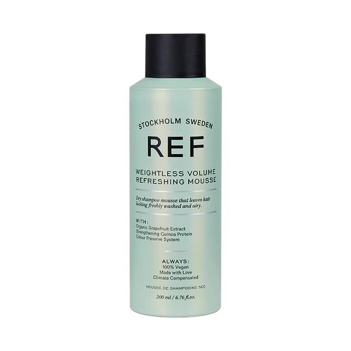 REF Weightless Volume Refreshing Mousse, пена 2 в 1, придает объем и освежает волосы, 200 мл
REF Weightless Volume Refreshing Mousse, пена 2 в 1, придает объем и освежает волосы, 200 мл