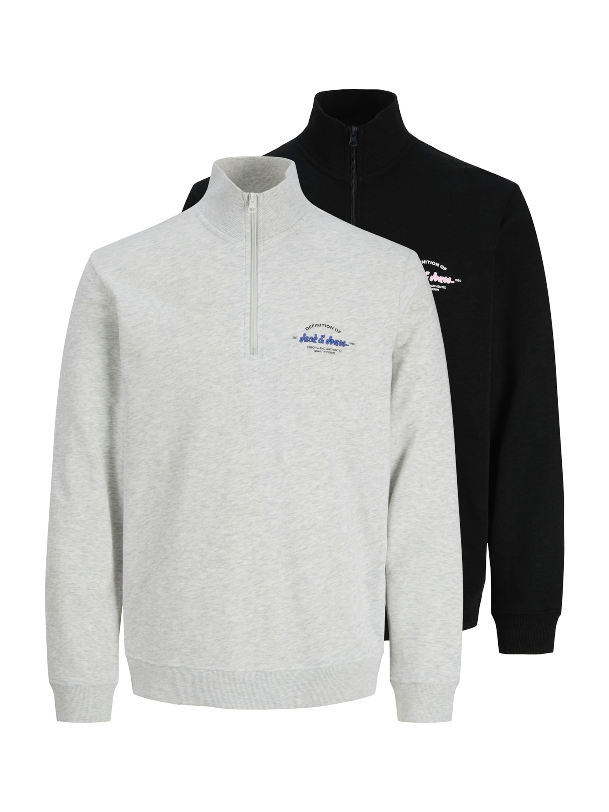 JACK & JONES Свитшот 'JJBRANDON' в крапчатом серо-черном цвете, Черный, JACK & JONES Свитшот 'JJBRANDON' в крапчатом серо-черном цвете
JACK & JONES Свитшот 'JJBRANDON' в крапчатом серо-черном цвете, Черный, JACK & JONES Свитшот 'JJBRANDON' в крапчатом серо-черном цвете