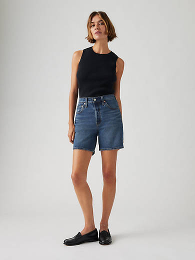 Женские шорты 501 Original Fit с высокой посадкой и длиной до середины бедра Levi's, цвет Broken Midnight - Dark Wash
Женские шорты 501 Original Fit с высокой посадкой и длиной до середины бедра Levi's, цвет Broken Midnight - Dark Wash