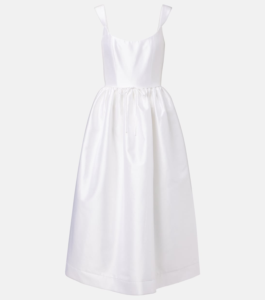 Платье миди из хлопка и шелка Apple Markarian, белый
Платье миди из хлопка и шелка Apple Markarian, белый