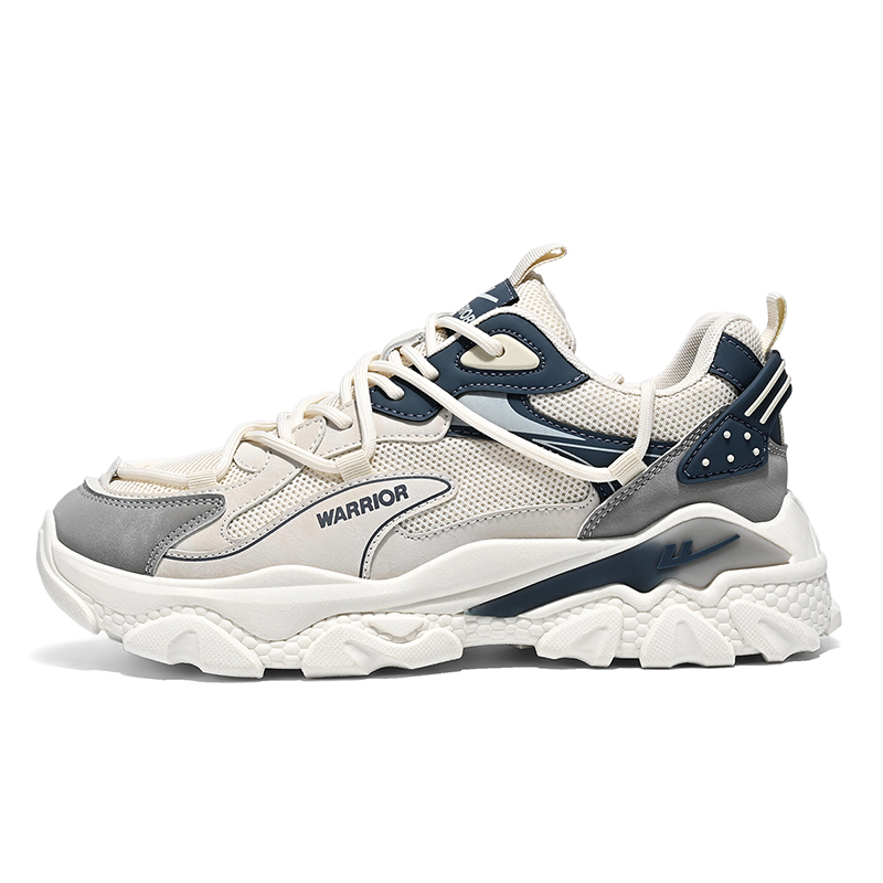 Кроссовки мужские низкие, массивные, серые WARRIOR, Beige Blue Gray
Кроссовки мужские низкие, массивные, серые WARRIOR, Beige Blue Gray