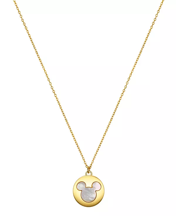 Ожерелье с подвеской в виде Микки Мауса из перламутра Disney, gold
Ожерелье с подвеской в виде Микки Мауса из перламутра Disney, gold
