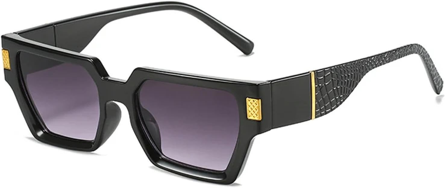 Модные классические солнцезащитные очки с маленькими заклепками для женщин и мужчин, винтажные, стильные, для вождения и путешествий, с защитой от УФ-излучения UV400 TKKTLLT, Black Gradient Gray
Модные классические солнцезащитные очки с маленькими заклепками для женщин и мужчин, винтажные, стильные, для вождения и путешествий, с защитой от УФ-излучения UV400 TKKTLLT, Black Gradient Gray