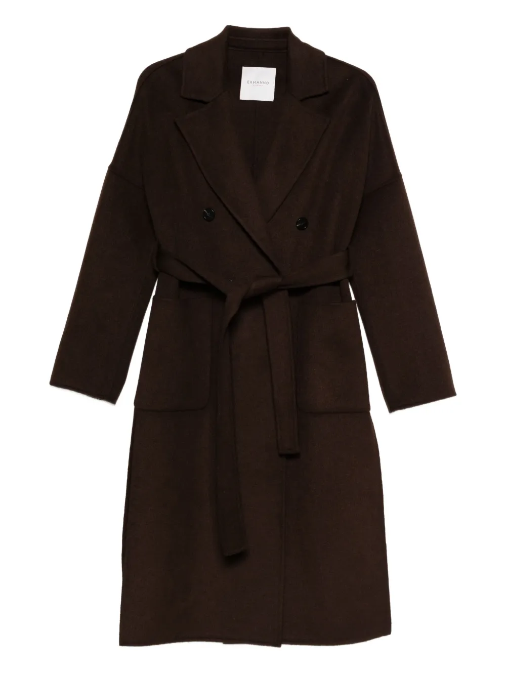 Двубортное пальто с поясом ERMANNO FIRENZE, коричневый
Двубортное пальто с поясом ERMANNO FIRENZE, коричневый