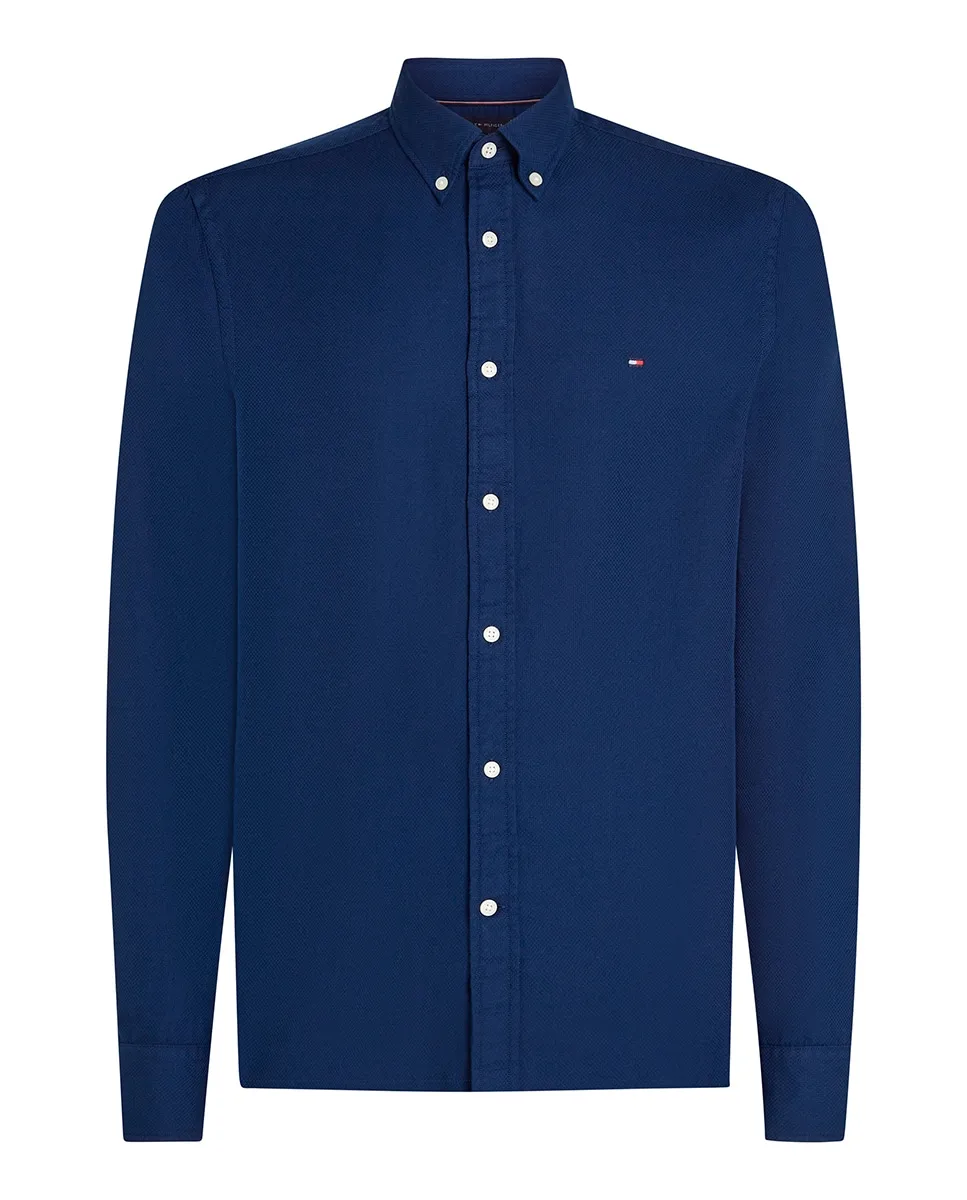 Мужская рубашка с длинным рукавом однотонная больших размеров Tommy Hilfiger, темно-синий
Мужская рубашка с длинным рукавом однотонная больших размеров Tommy Hilfiger, темно-синий