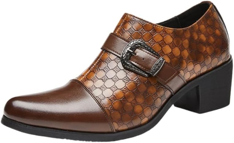 Модные мужские кожаные туфли с резиновой подошвой подходят для посещения вечеринок, свадеб и повседневных прогулок Fusecottc, коричневый
Модные мужские кожаные туфли с резиновой подошвой подходят для посещения вечеринок, свадеб и повседневных прогулок Fusecottc, коричневый