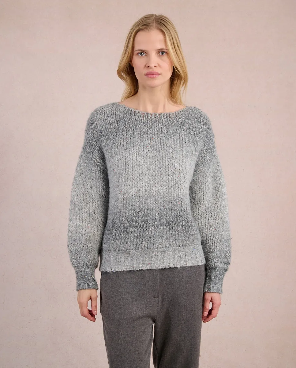 Женский свитер с длинным рукавом с узором тай-дай Molly Bracken, серый
Женский свитер с длинным рукавом с узором тай-дай Molly Bracken, серый