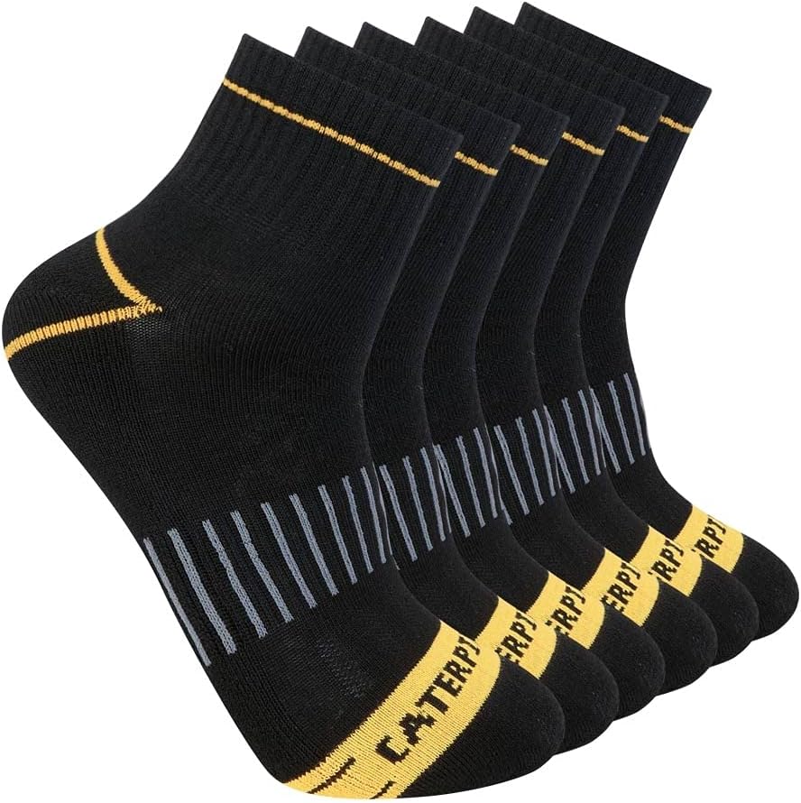 Мужские носки CAT Half Cushioned Quarter, Black (6 Pack)
Мужские носки CAT Half Cushioned Quarter, Black (6 Pack)