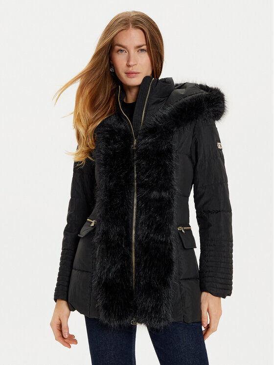 Пуховик стандартного кроя Marciano Guess, черный 
Пуховик стандартного кроя Marciano Guess, черный