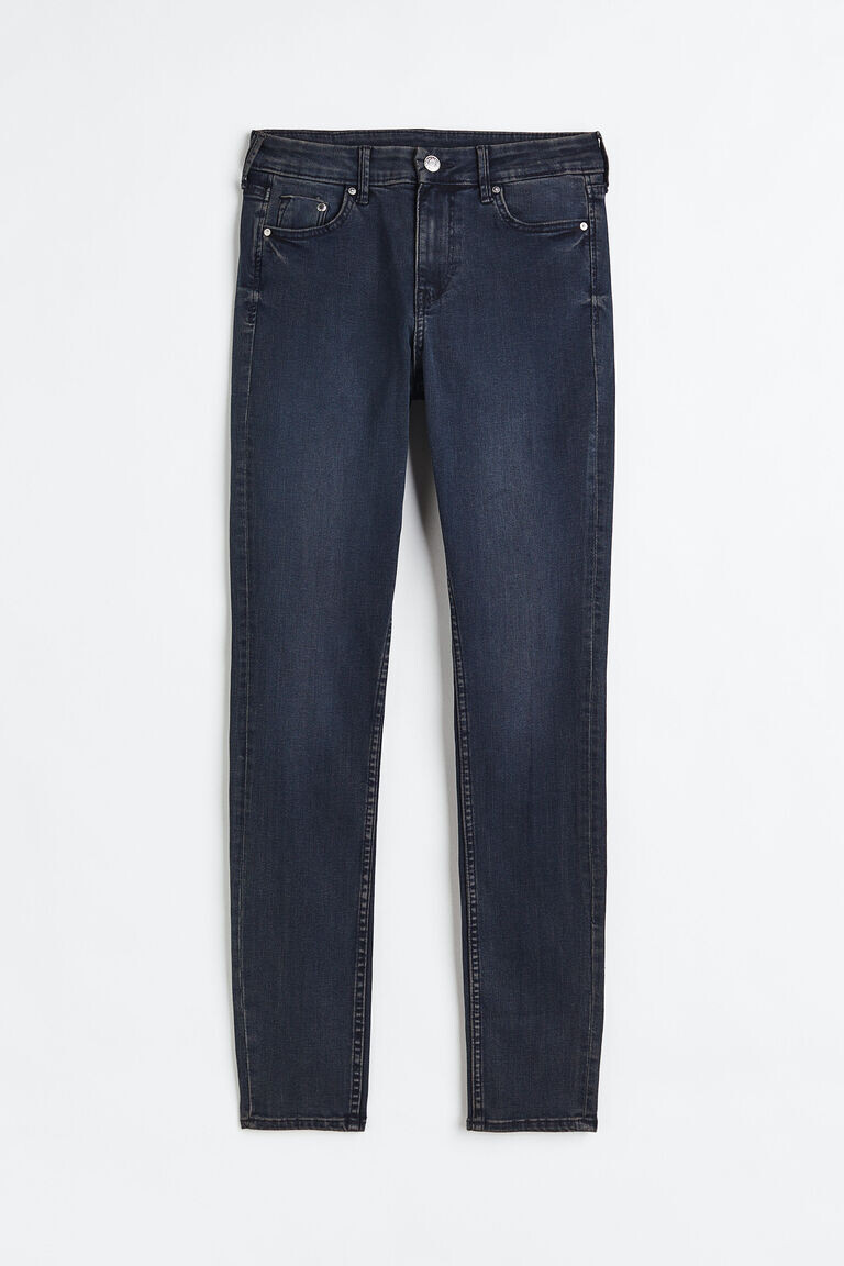 Джинсы скинни стандартного размера H&M, синий
Джинсы скинни стандартного размера H&M, синий