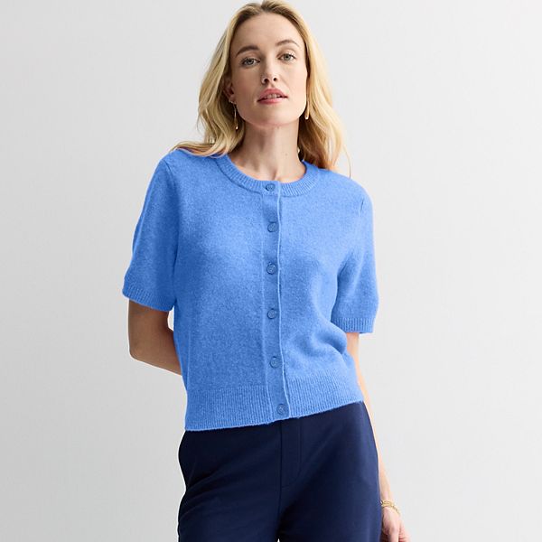 Женский уютный кардиган с коротким рукавом Nine West, Victoria Peri
Женский уютный кардиган с коротким рукавом Nine West, Victoria Peri