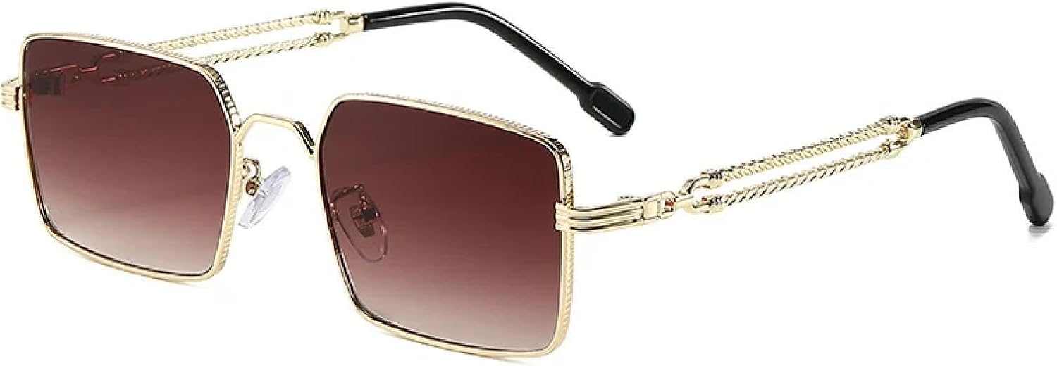 Ретро металлические солнцезащитные очки для женщин класса люкс, защита от УФ-излучения UV400, модные солнцезащитные очки для мужчин с градиентным переходом TVTBBVV, Golden Tea Gradient
Ретро металлические солнцезащитные очки для женщин класса люкс, защита от УФ-излучения UV400, модные солнцезащитные очки для мужчин с градиентным переходом TVTBBVV, Golden Tea Gradient