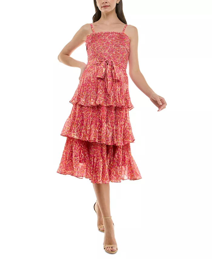 Женское платье миди с принтом, плиссированное, многослойное Taylor, розовый
Женское платье миди с принтом, плиссированное, многослойное Taylor, розовый