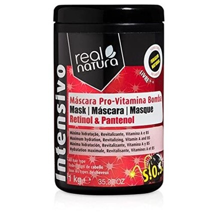 Маска для волос без соли с провитаминным насосом 1 кг Real Natura
Маска для волос без соли с провитаминным насосом 1 кг Real Natura