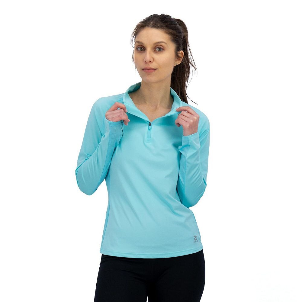 Женская рубашка Mobile Cooling с длинным рукавом, молния 1/4, цвет Sky
Женская рубашка Mobile Cooling с длинным рукавом, молния 1/4, цвет Sky
