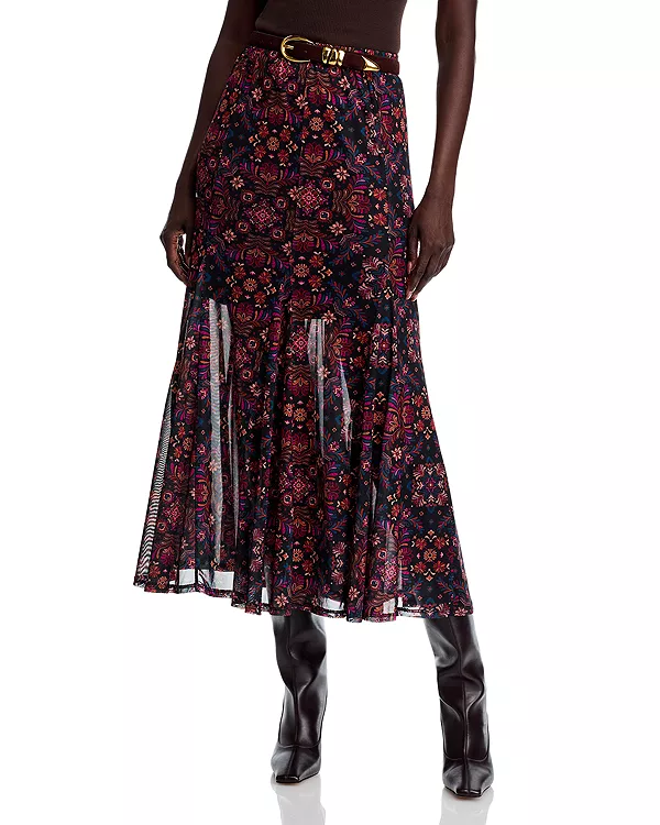 Сетчатая юбка миди Johnny Was, мультиколор
Сетчатая юбка миди Johnny Was, мультиколор