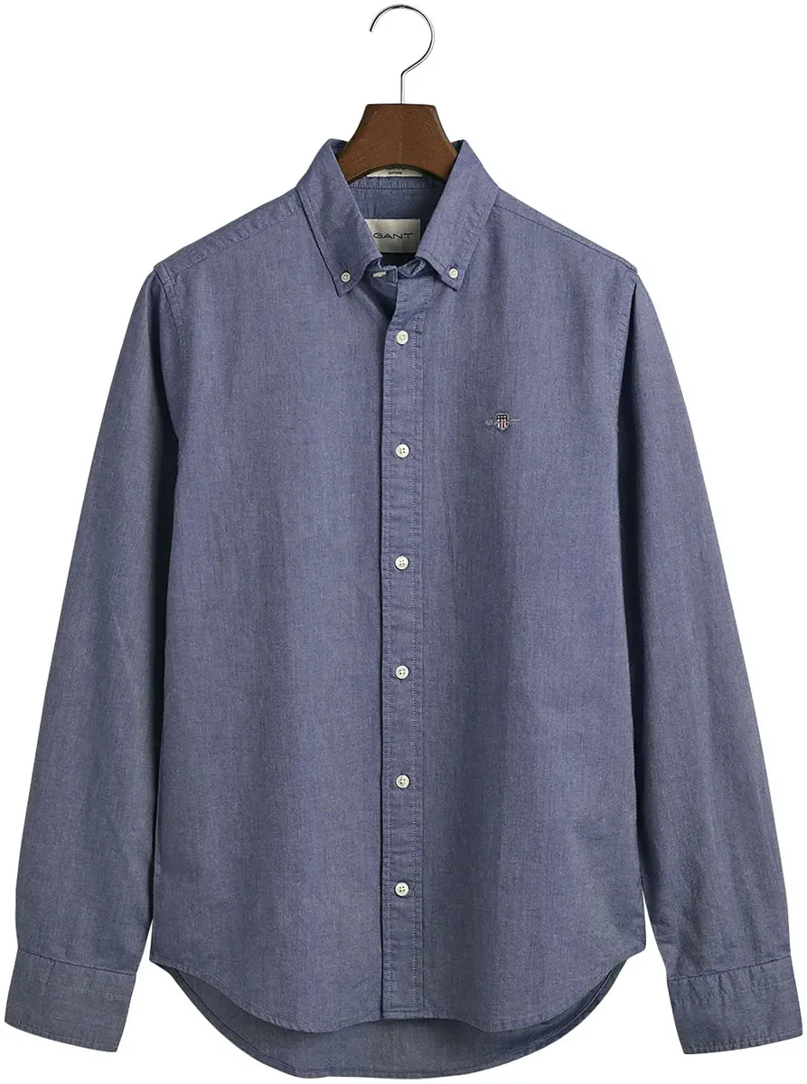 Рубашка Gant с длинными рукавами "Slim Fit Oxford Shirt Structured Durable Thicker", Оксфордская рубашка Slim Fit, синий
Рубашка Gant с длинными рукавами "Slim Fit Oxford Shirt Structured Durable Thicker", Оксфордская рубашка Slim Fit, синий