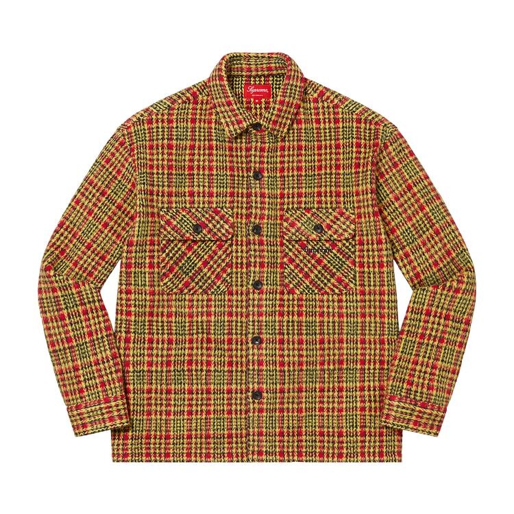 Рубашка Supreme Heavy Flannel Shirt Gold, золотой 
Рубашка Supreme Heavy Flannel Shirt Gold, золотой