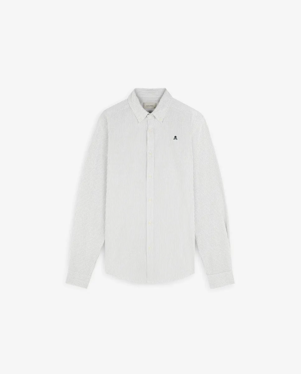 Мужская рубашка в полоску классического кроя Scalpers, светло-зеленый
Мужская рубашка в полоску классического кроя Scalpers, светло-зеленый