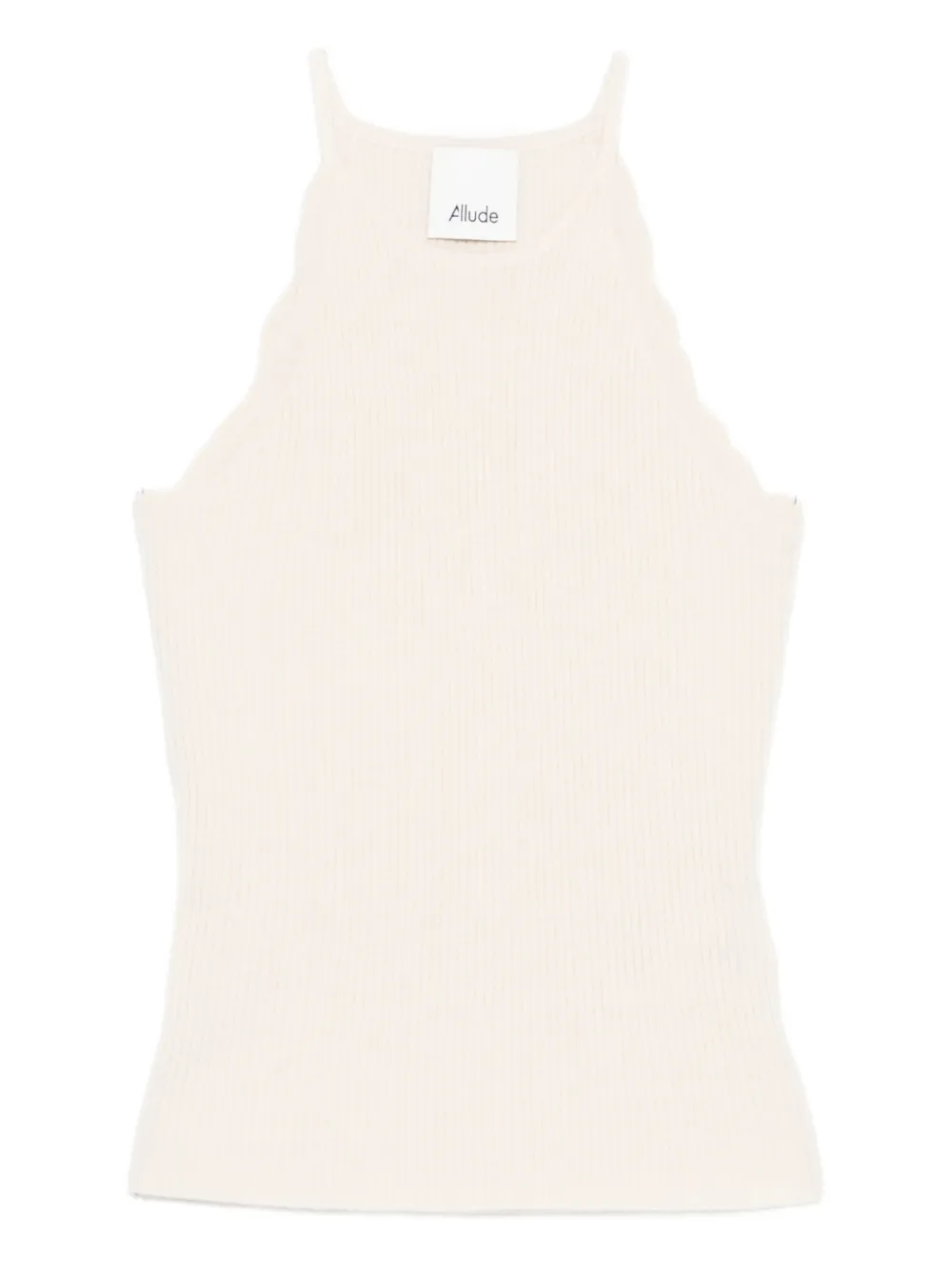 Майка в рубчик с фигурным краем Allude, бежевый
Майка в рубчик с фигурным краем Allude, бежевый