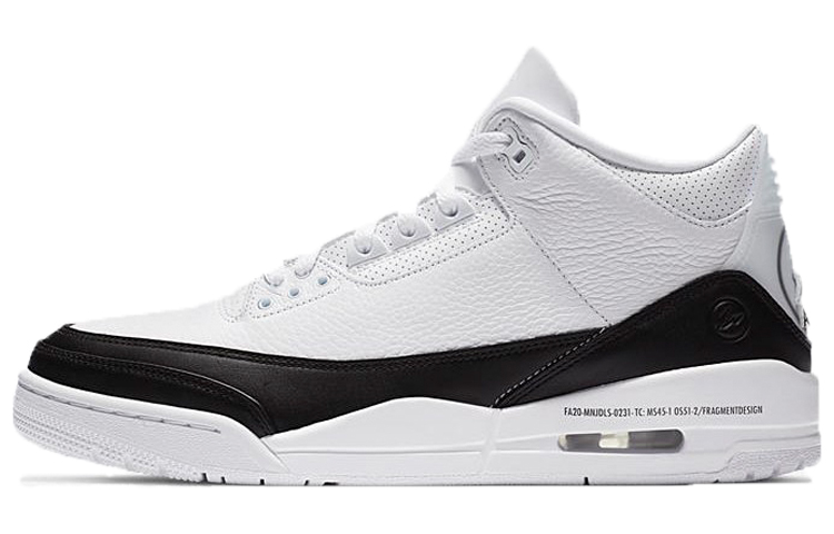 Jordan Air 3 Retro SP X "Fragment Design" White
Jordan Air 3 Retro SP X "Fragment Design" White