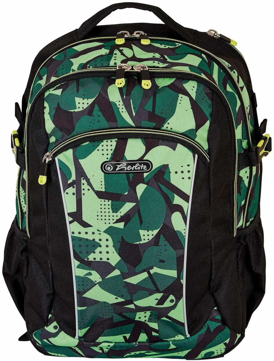 Школьный рюкзак Herlitz "Ultimate, Camo", флуоресцентные светоотражающие полосы на лямках, изготовлен из переработанного материала (Global Recycled Standard), цвет Camo
Школьный рюкзак Herlitz "Ultimate, Camo", флуоресцентные светоотражающие полосы на лямках, изготовлен из переработанного материала (Global Recycled Standard), цвет Camo