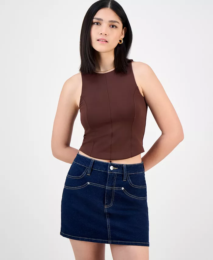 Женская майка-корсет с мягкими швами Bar III, коричневый
Женская майка-корсет с мягкими швами Bar III, коричневый