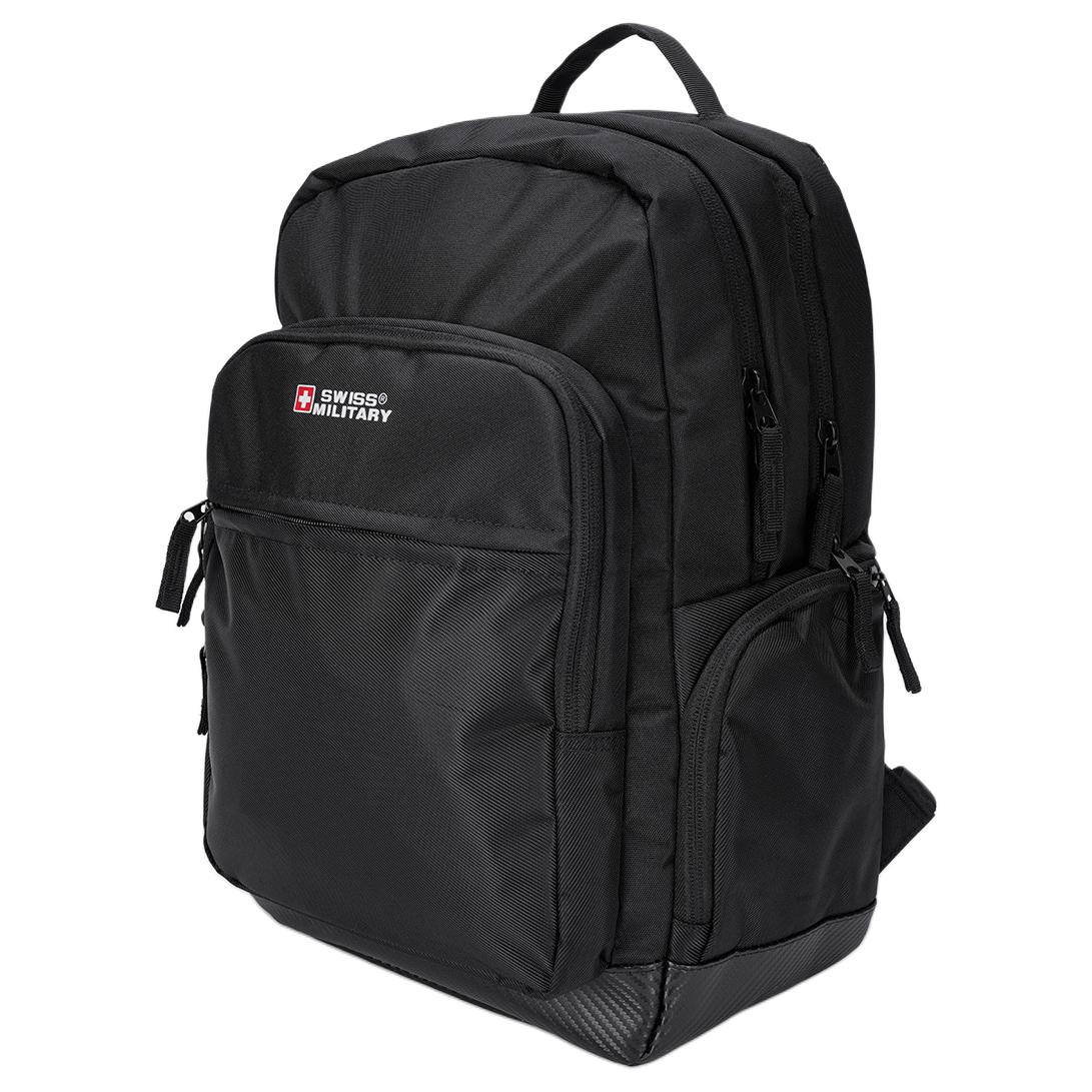 Большой унисекс черный рюкзак из нейлона SWISS MILITARY
Большой унисекс черный рюкзак из нейлона SWISS MILITARY