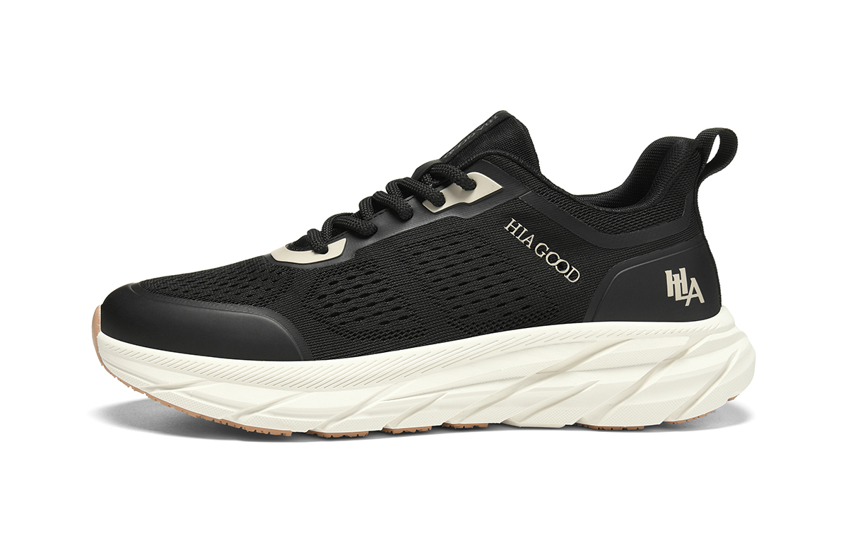 Кроссовки мужские низкие HLA Ecru Black 
Кроссовки мужские низкие HLA Ecru Black