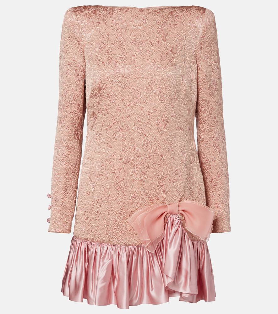 Мини-платье матлессе из смеси шерсти и шелка Valentino, Rosa Antico
Мини-платье матлессе из смеси шерсти и шелка Valentino, Rosa Antico