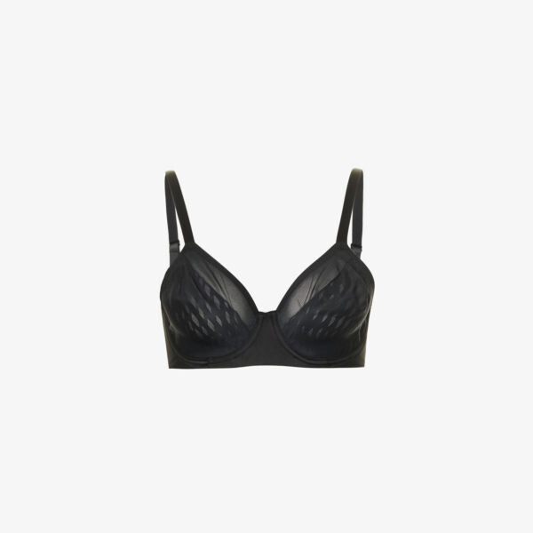 Бюстгальтер на косточках с абстрактным узором Elevated Allure из эластичной ткани Wacoal, черный
Бюстгальтер на косточках с абстрактным узором Elevated Allure из эластичной ткани Wacoal, черный