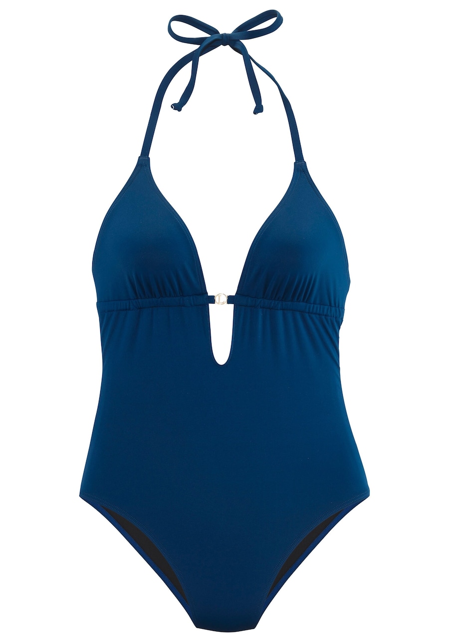 Треугольный купальник LASCANA, темно-синий
Треугольный купальник LASCANA, темно-синий