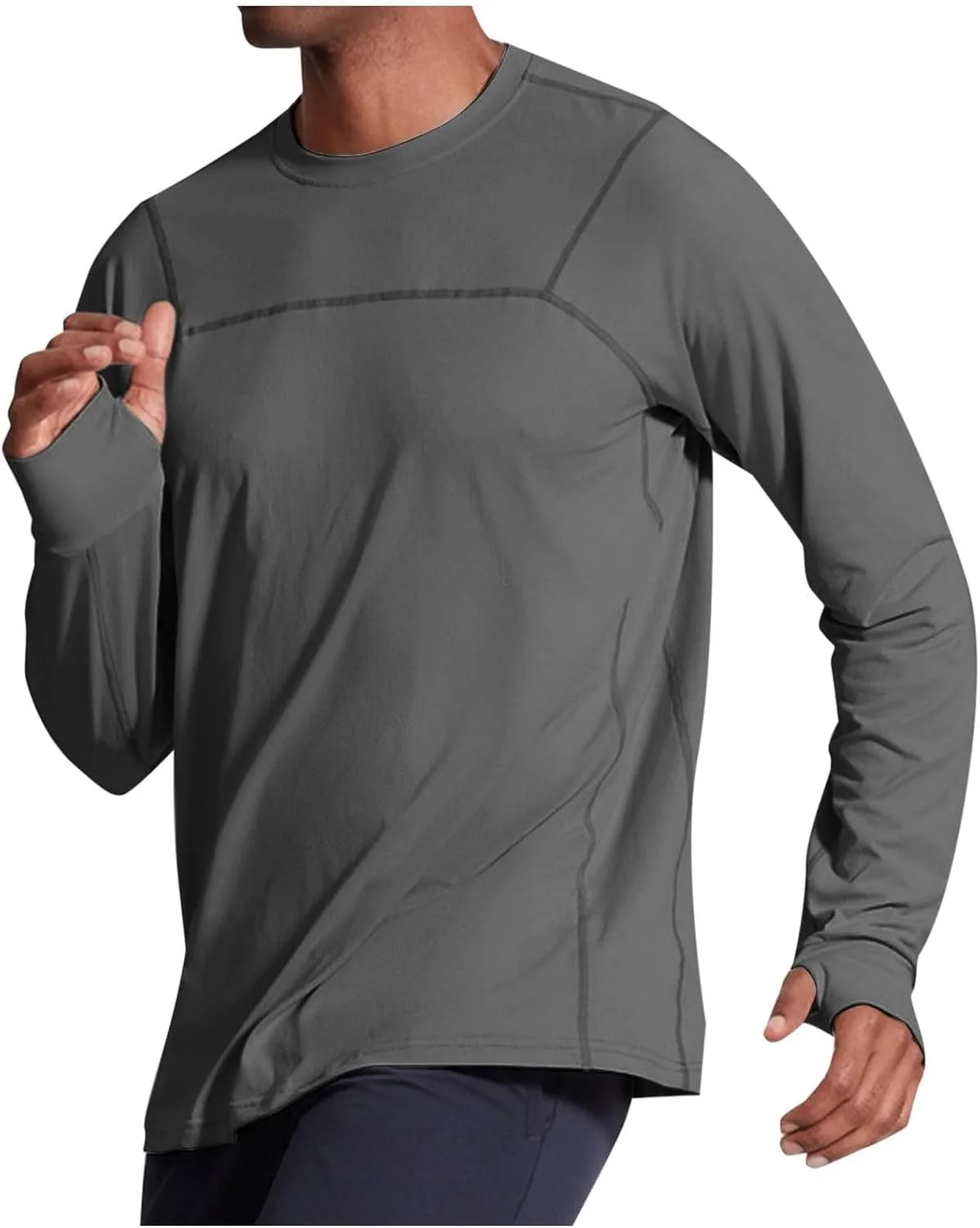 Футболка для тренировок с длинным рукавом, влагоотводящая, UPF 50+
Футболка для тренировок с длинным рукавом, влагоотводящая, UPF 50+